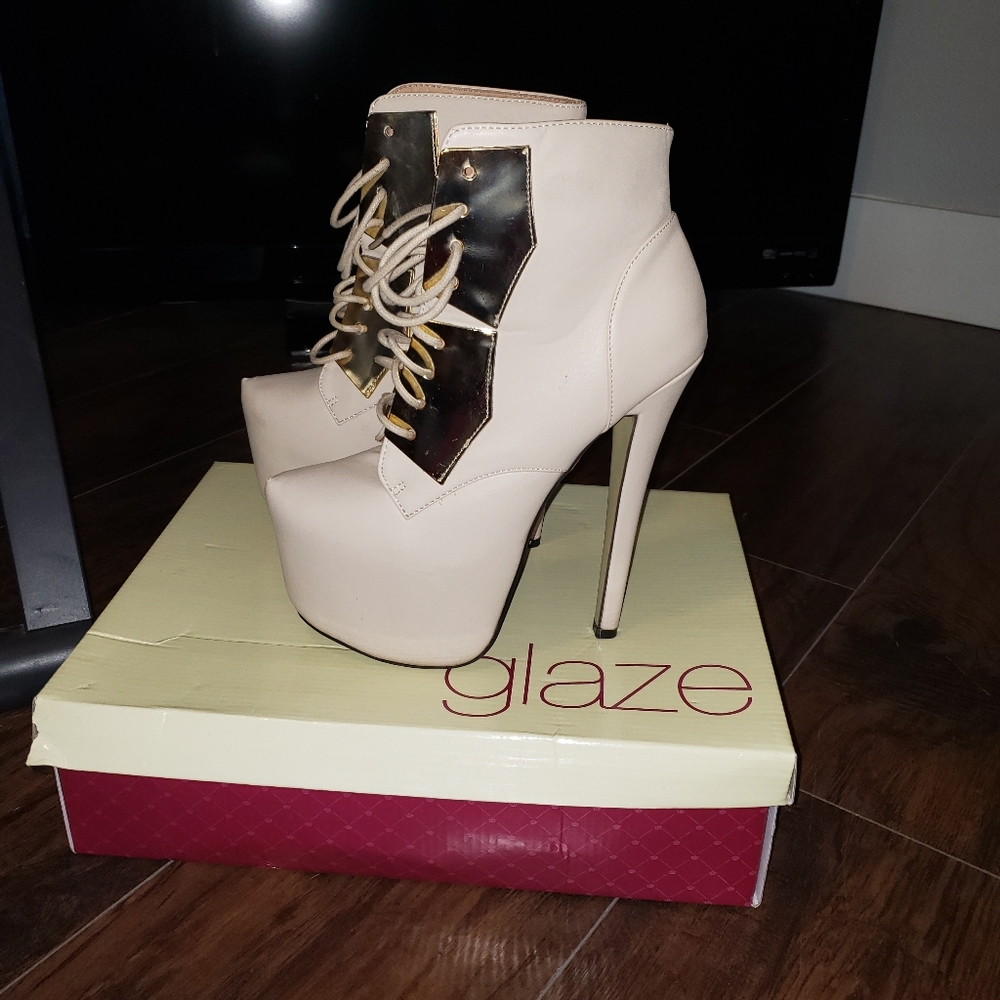 Women Glaze high heels